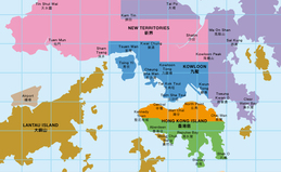 香港地圖分區收費表